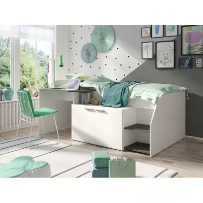 Multifunkční dětská postel 120x200 IBAGUE - bílá