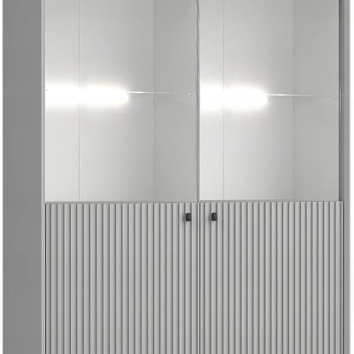 Vitrína do obývacího pokoje MALAMBO - šedá