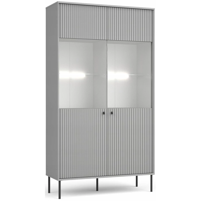 Vitrína do obývacího pokoje MALAMBO - šedá