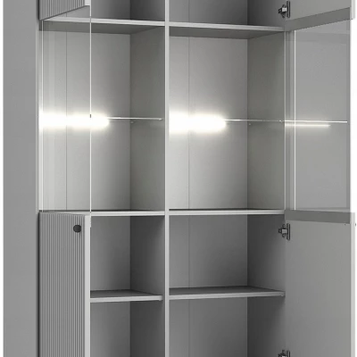 Vitrína do obývacího pokoje MALAMBO - šedá