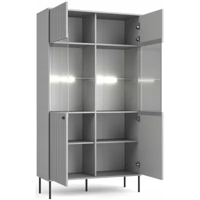 Vitrína do obývacího pokoje MALAMBO - šedá