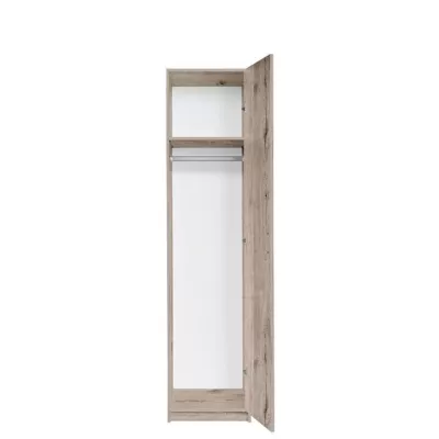 Úzká šatní skříň 45 cm FUNZA 1 - dub wellington