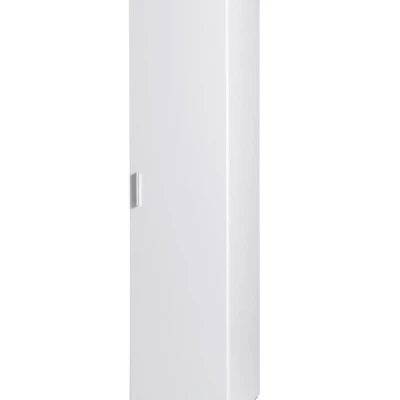 Úzká šatní skříň 45 cm FUNZA 1 - alpská bílá / lesklá bílá