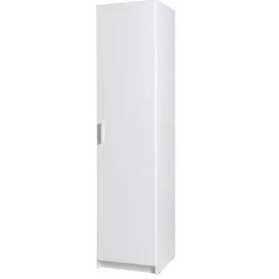 Úzká šatní skříň 45 cm FUNZA 1 - alpská bílá / lesklá bílá