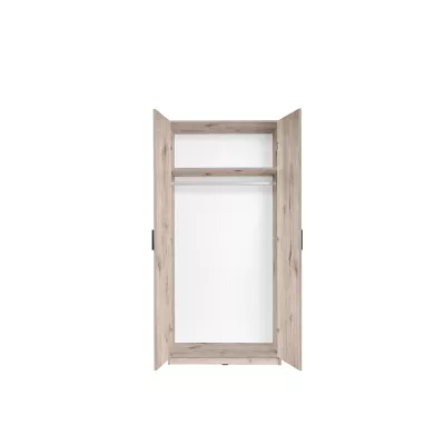 Šatní skříň 92 cm FUNZA 2- dub wellington