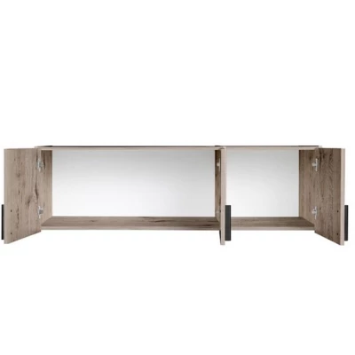 Nástavba na širokou šatní skříň 136 cm FUNZA 4 - dub wellington