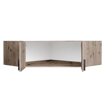 Nástavba na rohovou šatní skříň 117 cm FUNZA 5 - dub wellington