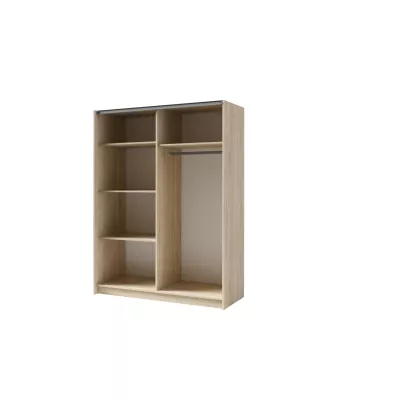 Vysoká šatní skříň 150 cm LORICA - dub sonoma