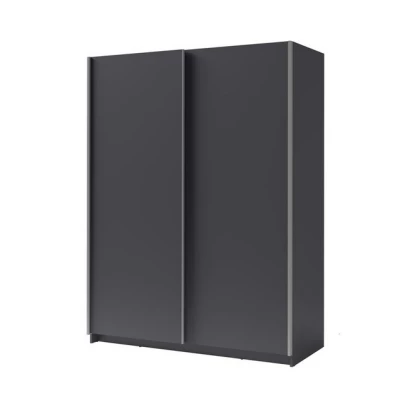 Vysoká šatní skříň 150 cm LORICA - grafitová