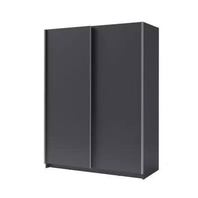 Široká šatní skříň 180 cm LORICA - grafitová