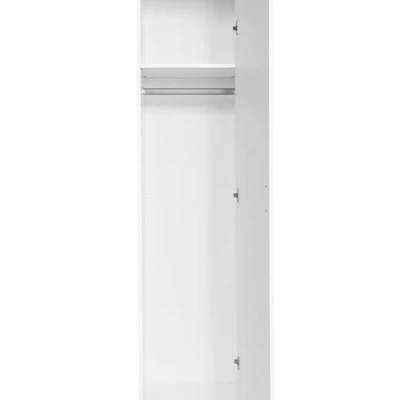 Úzká šatní skříň 47 cm CERETE 1 - bílá