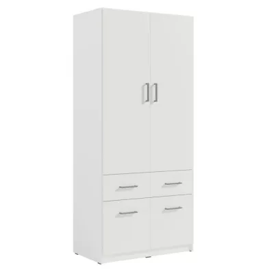 Kombinovaná šatní skříň 91 CERETE 3 - bílá