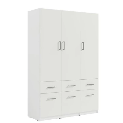 Nástavba na kombinovanou šatní skříň 136 cm CERETE 4 - bílá