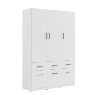 Nástavba na kombinovanou šatní skříň 136 cm CERETE 4 - bílá