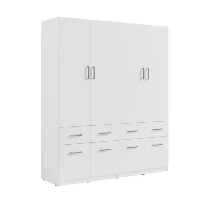 Nástavba na širokou šatní skříň 181 cm CERETE 5 - bílá