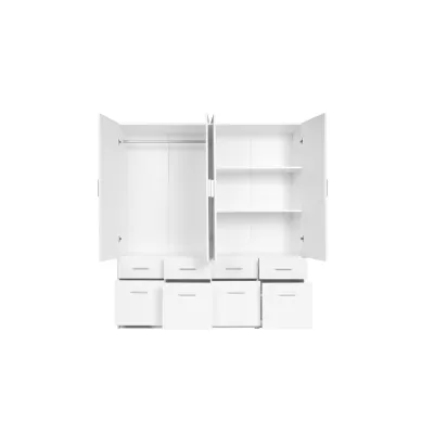 Nástavba na širokou šatní skříň 181 cm CERETE 5 - bílá