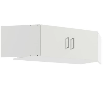 Nástavba na rohovou šatní skříň 117 cm CERETE 6 - bílá