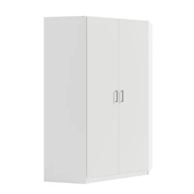 Nástavba na rohovou šatní skříň 117 cm CERETE 6 - bílá