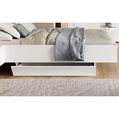 Set 2x šuplík k posteli TURBO - bílý