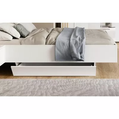 Set 2x šuplík k posteli TURBO - bílý