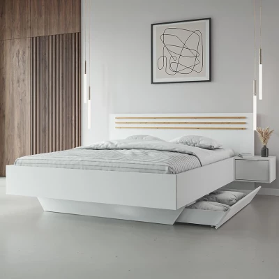 Set 2x šuplík k posteli TURBO - bílý