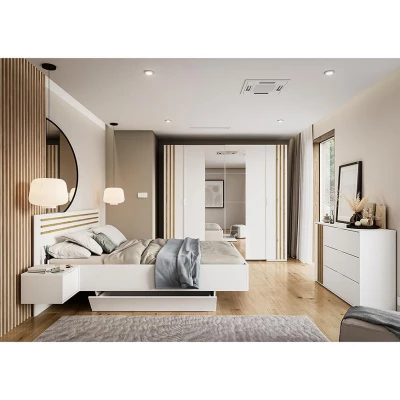 Set 2x šuplík k posteli TURBO - bílý