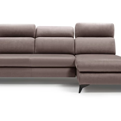 Rohová rozkládací sedací souprava SARNIA - šedá 2, pravý roh