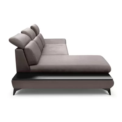 Rohová rozkládací sedací souprava SARNIA - šedá 2, levý roh