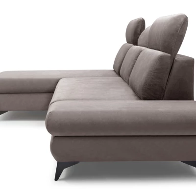 Rohová rozkládací sedací souprava SARNIA - šedá 2, levý roh