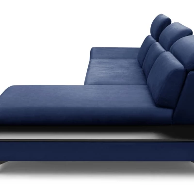 Rohová rozkládací sedací souprava SARNIA - modrá, pravý roh