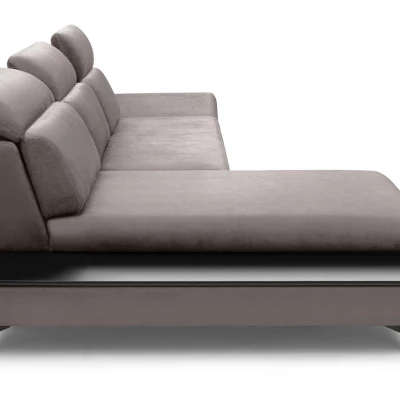 Rohová rozkládací sedací souprava SARNIA - šedá 1, levý roh