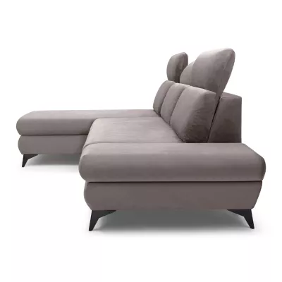 Rohová rozkládací sedací souprava SARNIA - šedá 1, levý roh