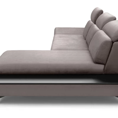 Rohová rozkládací sedací souprava SARNIA - šedá 1, pravý roh