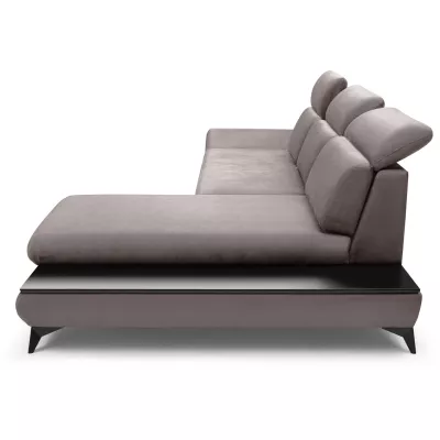 Rohová rozkládací sedací souprava SARNIA - šedá 1, pravý roh