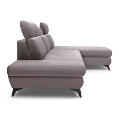 Rohová rozkládací sedací souprava SARNIA - šedá 1, pravý roh