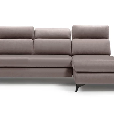 Rohová rozkládací sedací souprava SARNIA - šedá 1, pravý roh