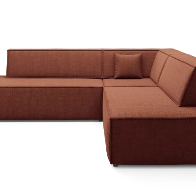 Rohová rozkládací sedací souprava WINDSOR 2 - měděná