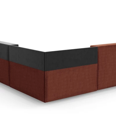 Rohová rozkládací sedací souprava WINDSOR 2 - měděná