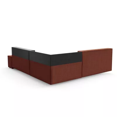 Rohová rozkládací sedací souprava WINDSOR 2 - měděná