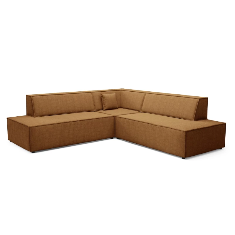 Rohová rozkládací sedací souprava WINDSOR 2 - medová