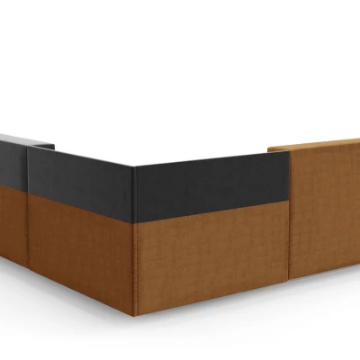 Rohová rozkládací sedací souprava WINDSOR 2 - medová