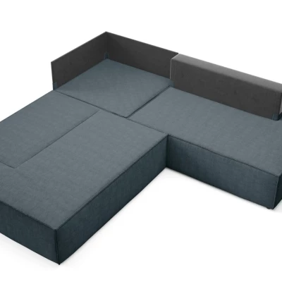 Rohová rozkládací sedací souprava WINDSOR 2 - modrošedá