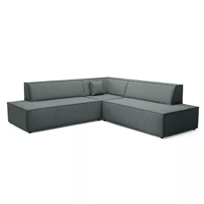 Rohová rozkládací sedací souprava WINDSOR 2 - tmavá šedá
