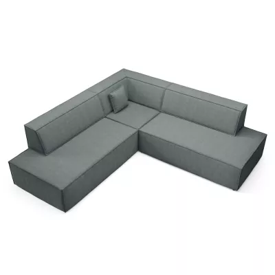 Rohová rozkládací sedací souprava WINDSOR 2 - tmavá šedá
