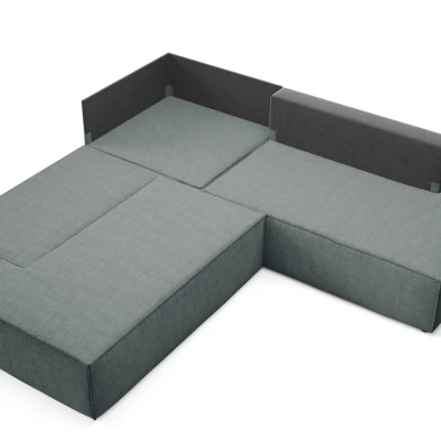 Rohová rozkládací sedací souprava WINDSOR 2 - tmavá šedá