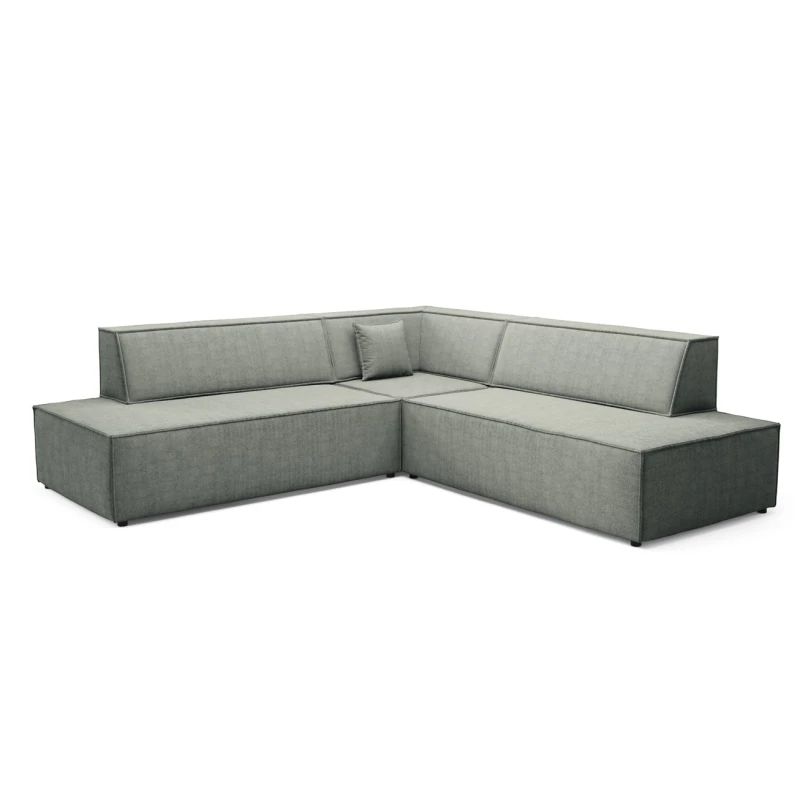 Rohová rozkládací sedací souprava WINDSOR 2 - světlá šedá