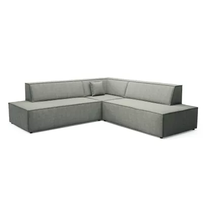 Rohová rozkládací sedací souprava WINDSOR 2 - světlá šedá