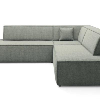 Rohová rozkládací sedací souprava WINDSOR 2 - světlá šedá