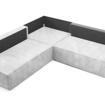 Rohová rozkládací sedací souprava WINDSOR 2 - popelavá