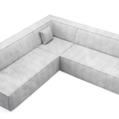 Rohová rozkládací sedací souprava WINDSOR 2 - popelavá